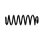Suspension Spring Set rear coil spring Ø 12.5 mm EIBACH for various vehicles