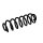 Suspension Spring Set rear coil spring Ø 12.5 mm EIBACH for various vehicles