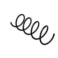 Suspension Spring Set front coil spring Ø 12.2 mm EIBACH for e.g. MB C-CLASS