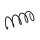 Suspension Spring Set front coil spring Ø 12.2 mm EIBACH for e.g. MB C-CLASS