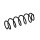 Suspension Spring Set front coil spring Ø 8 mm EIBACH for e.g. SMART FORTWO