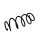 Suspension Spring Set front coil spring Ø 11.8 mm EIBACH for e.g. FIAT PUNTO