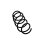 Suspension Spring Set front coil spring Ø 11.8 mm EIBACH for e.g. FIAT PUNTO