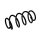 Suspension Spring Set front coil spring Ø 12.5 mm EIBACH for e.g. OPEL ZAFIRA