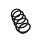 Suspension Spring Set front coil spring Ø 12.5 mm EIBACH for e.g. OPEL ZAFIRA