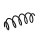 Suspension Spring Set front coil spring Ø 12 mm EIBACH for e.g. MB A-CLASS