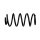 Suspension Spring Set front coil spring Ø 12.8 mm EIBACH for e.g. OPEL VECTRA