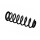 Suspension Spring Set Rear Axle Coil Spring Ø 10.2 mm EIBACH for MB A-CLASS