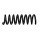 Suspension Spring Set rear coil spring Ø 13.5 mm EIBACH for e.g. MB C-CLASS