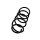 Suspension Spring Set front coil spring Ø 14.8 mm EIBACH for e.g. CITROËN C8