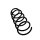 Suspension Spring Set front coil spring Ø 14.8 mm EIBACH for e.g. CITROËN C8