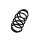 Suspension Spring Set front coil spring Ø 12.2 mm EIBACH for e.g. OPEL ASTRA