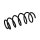 Suspension Spring Set front coil spring Ø 12.2 mm EIBACH for e.g. OPEL ASTRA