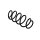 Suspension Spring Set front coil spring Ø 11.2 mm EIBACH for e.g. FORD FIESTA