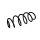 Suspension Spring Set front coil spring Ø 11.2 mm EIBACH for e.g. FORD FIESTA