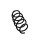 Suspension Spring Set front coil spring Ø 11.2 mm EIBACH for e.g. FORD FIESTA