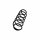 Suspension Spring Set front coil spring Ø 11.2 mm EIBACH for e.g. FIAT STILO