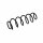 Suspension Spring Set front coil spring Ø 11.2 mm EIBACH for e.g. FIAT STILO