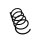 Suspension Spring Set front coil spring Ø 13 mm EIBACH for e.g. MB C-CLASS