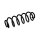 Suspension Spring Set rear coil spring Ø 11 mm EIBACH for e.g. PEUGEOT 307