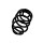 Suspension Spring Set rear coil spring Ø 12.5 mm EIBACH for e.g. OPEL ASTRA