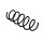 Suspension Spring Set front coil spring Ø 11.8 mm EIBACH for e.g. RENAULT CLIO