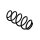 Suspension Spring Set front axle coil spring Ø 11.8 mm EIBACH for e.g. VW GOLF