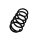 Suspension Spring Set front coil spring Ø 12.2 mm EIBACH for e.g. OPEL MERIVA