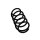 Suspension Spring Set front coil spring Ø 12.2 mm EIBACH for e.g. OPEL MERIVA