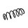 Suspension Spring Set rear coil spring Ø 12 mm EIBACH for e.g. FORD MONDEO