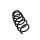 Suspension Spring Set rear coil spring Ø 12 mm EIBACH for e.g. FORD MONDEO