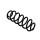Suspension Spring Set rear coil spring Ø 11.2 mm EIBACH for SEAT LEON and others