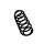 Suspension Spring Set rear coil spring Ø 11.2 mm EIBACH for SEAT LEON and others