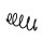 Suspension Spring Set front coil spring Ø 12.2 mm EIBACH for e.g. OPEL VECTRA