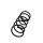 Suspension Spring Set front coil spring Ø 12 mm EIBACH for e.g. FORD FOCUS
