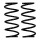 Suspension spring set front Ø 11.8 mm 317 mm EIBACH for e.g. OPEL COMBO Tour
