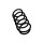 Suspension Spring Set front coil spring Ø 11.8 mm EIBACH for e.g. OPEL COMBO
