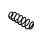 Suspension Spring Set rear axle coil spring Ø 12 mm EIBACH for e.g. VW GOLF