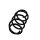 Suspension Spring Set front coil spring Ø 12.8 mm EIBACH for various vehicles
