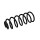 Suspension Spring Set front axle coil spring Ø 12.2 mm EIBACH for e.g. VW GOLF