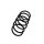 Suspension Spring Set front coil spring Ø 12 mm EIBACH for e.g. RENAULT CLIO