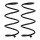 Suspension spring set front Ø 11.8 mm 353 mm EIBACH for e.g. RENAULT CLIO III