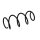 Suspension Spring Set front coil spring Ø 11.8 mm EIBACH for e.g. RENAULT CLIO