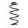 Suspension spring set front Ø 12.2 mm 357 mm EIBACH for e.g. RENAULT MODUS