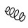 Suspension Spring Set front coil spring Ø 12.2 mm EIBACH for e.g. RENAULT MODUS