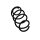 Suspension Spring Set front coil spring Ø 12.2 mm EIBACH for e.g. RENAULT MODUS