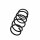 Suspension Spring Set front coil spring Ø 11.5 mm EIBACH for e.g. RENAULT CLIO