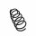Suspension Spring Set front coil spring Ø 11.5 mm EIBACH for e.g. RENAULT CLIO