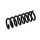 Suspension Spring Set front coil spring Ø 14.8 mm EIBACH for e.g. MB E-CLASS