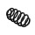 Suspension Spring Set rear coil spring Ø 14 mm EIBACH for e.g. OPEL COMBO